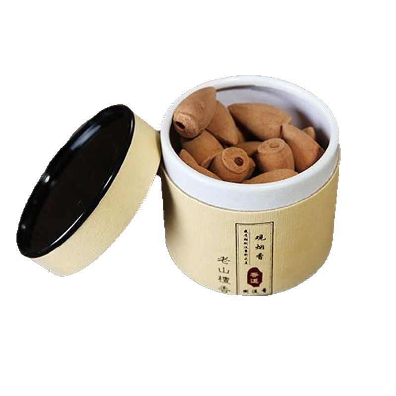 Natural Backflow Incense Cones Set with Sealed Eco-Canister - 40 Pcs Cascading Aromatherapy Cones for Home, Yoga & Meditation