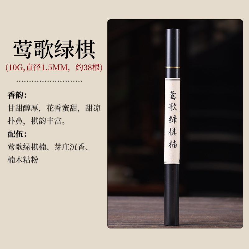 Natural Agarwood & Sandalwood Incense Sticks | Premium Handcrafted Aromatherapy in Clear Tube