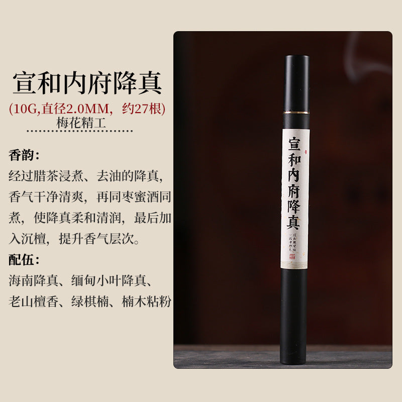 Natural Agarwood & Sandalwood Incense Sticks | Premium Handcrafted Aromatherapy in Clear Tube
