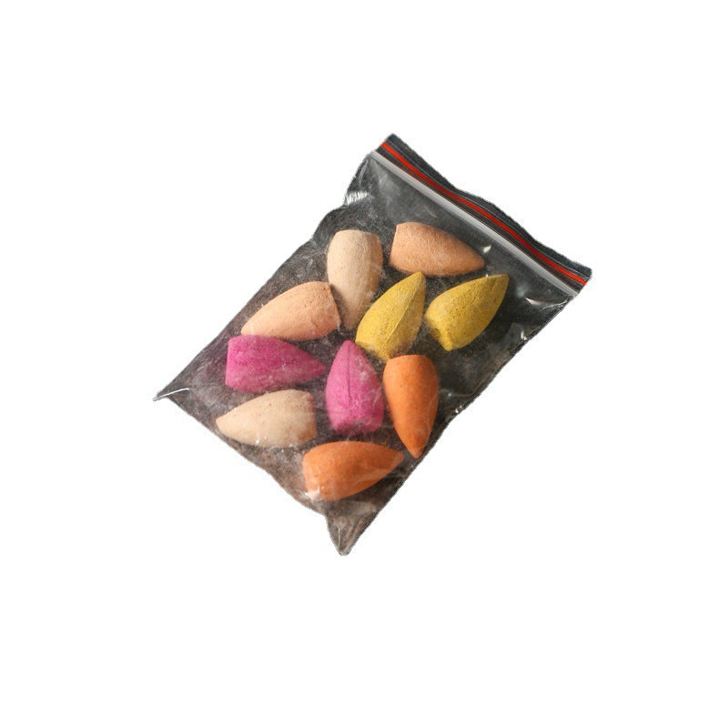Natural Mixed Scent Backflow Incense Cones for Waterfall Burners - Aromatherapy Cones for Relaxation, Yoga & Home Fragrance