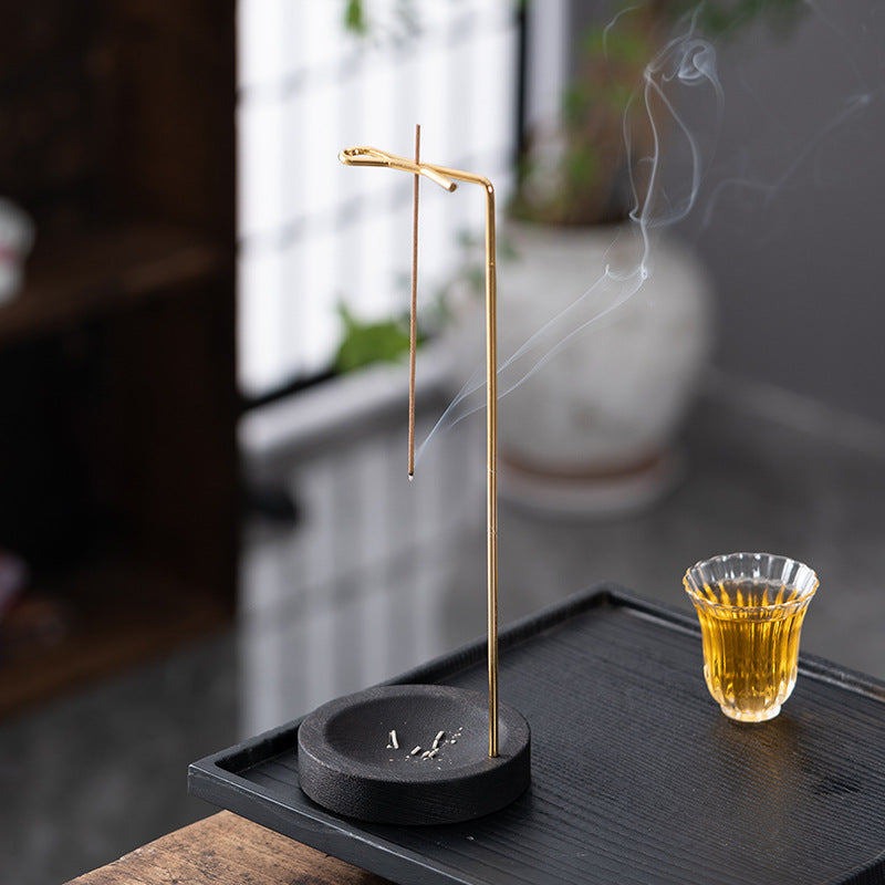 Modern Zen Inverted Incense Burner Upside Down Stick Incense Holder Tabletop Home Decor