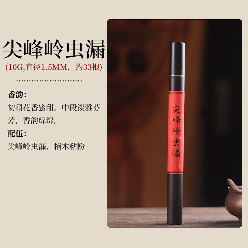 Natural Agarwood & Sandalwood Incense Sticks | Premium Handcrafted Aromatherapy in Clear Tube