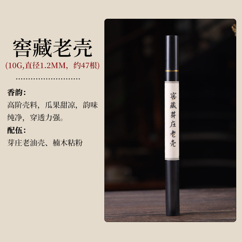 Natural Agarwood & Sandalwood Incense Sticks | Premium Handcrafted Aromatherapy in Clear Tube