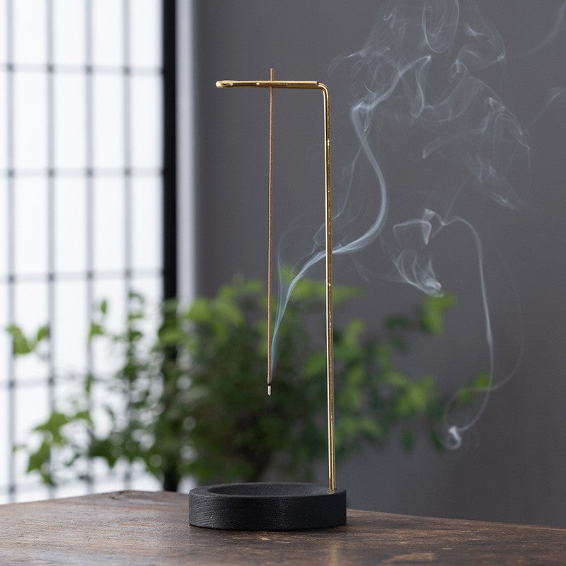 Modern Zen Inverted Incense Burner Upside Down Stick Incense Holder Tabletop Home Decor